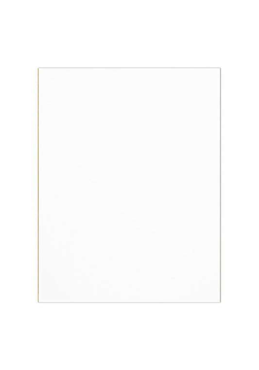 White 11″×8.5″