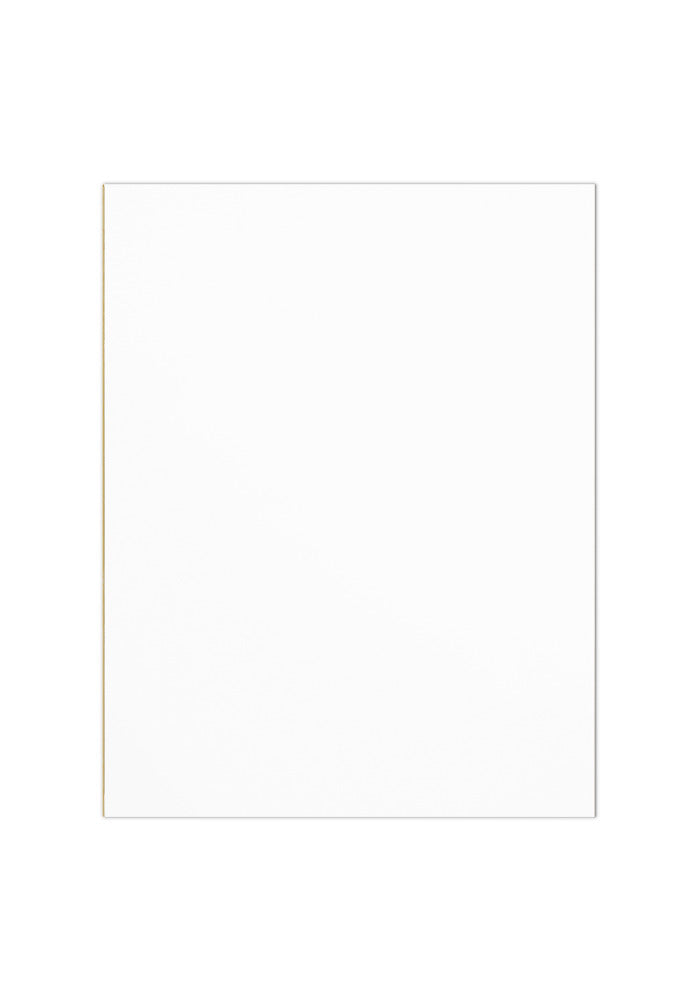 White 11″×8.5″